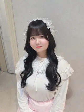 ロング カラー ハイトーン/アレンジ かなで⊹ ࣪ ˖⟡のヘアスタイル