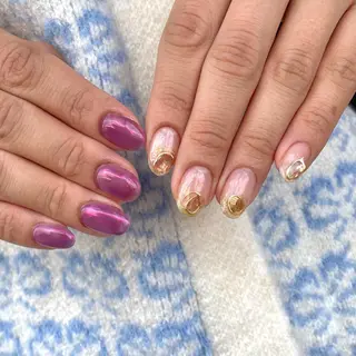 ネイル 新井 ひなののネイルデザイン