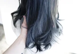 セミロング カラー クセ毛お悩みの方 四宮桂佑のヘアスタイル