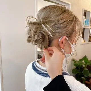 ミディアム ヘアアレンジ Stir maison[ステアメゾン]所属・layer cut /MIKUのヘアスタイル