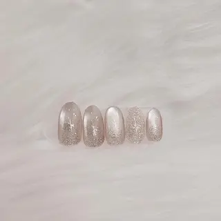 ネイル 💙🤍Tiary M🤍💙のネイルデザイン