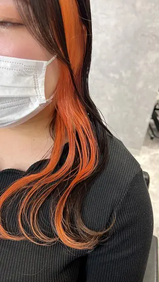 ロング カラー mimiiy梅田 中崎町ハイトーンのヘアスタイル