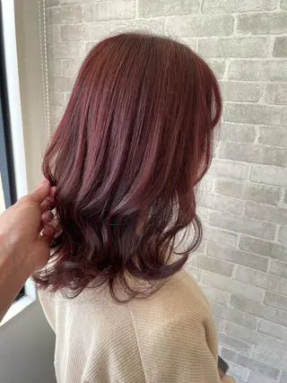 セミロング カラー Well's TAIGAのヘアスタイル