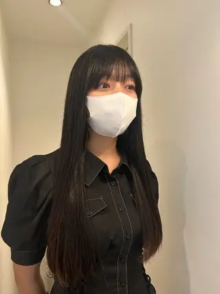 ロング 湯浅 美葉のヘアスタイル