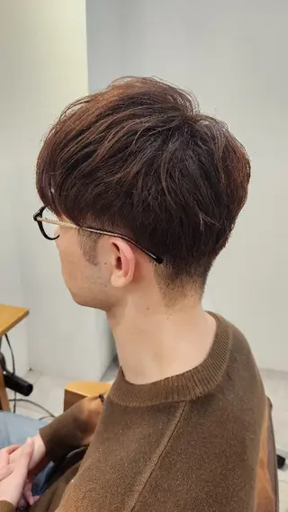 メンズ little×salt所属・透明感カラー✨️ 渋谷/ナカムラのヘアスタイル