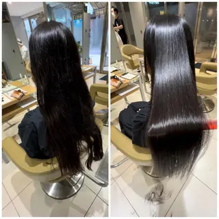 ロング 美髪ストレート AOYAGIのヘアスタイル