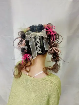 ヘアアレンジ GATE.所属・ちあり ／梅田🎀のヘアスタイル