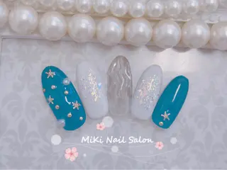 ネイル MiKi Nai池袋 長さだし得意のネイルデザイン