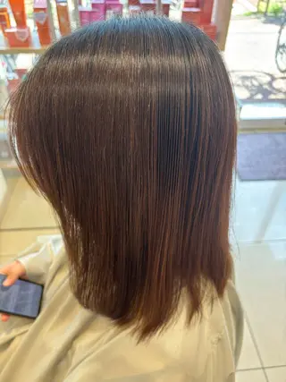 ミディアム 川島 梨菜🌹のヘアスタイル