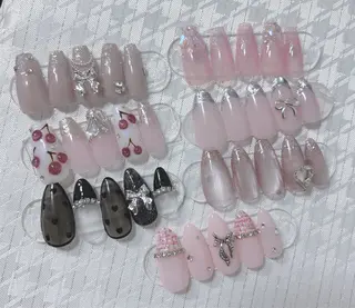 ネイル 認定講師／歴20年 パラジェル　Growのネイルデザイン