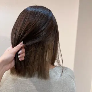 ミディアム カラー 丸山 明日香のヘアスタイル