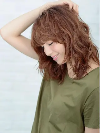 セミロング カラー パーマ 藤森 正史のその他イメージ