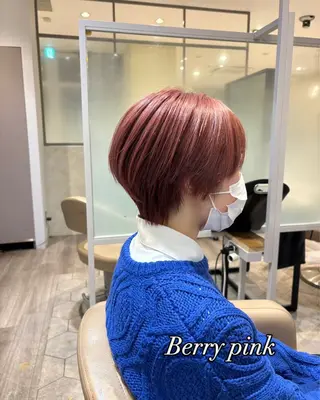 ショート カラー ✨髪質改善カラー✨ 赤味除去カラー／理久のヘアスタイル
