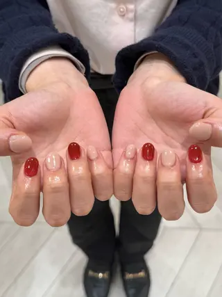 メンズ ネイル ハイトーン/ネイル /ミウ 🌺❤︎のヘアスタイル