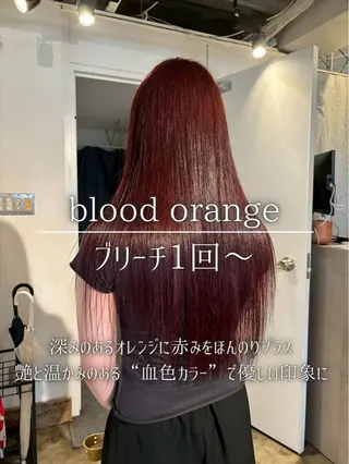 ロング カラー ブリーチモデル/ メンズパーマ/AMIのヘアスタイル