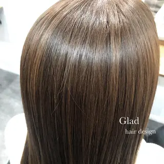 セミロング パーマ Glad   中嶋 政文のヘアスタイル