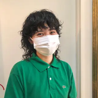 ミディアム ショート/パーマ/ カラー/FUKOのヘアスタイル