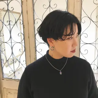 ショート カラー tonari 梅田、中崎町のヘアスタイル