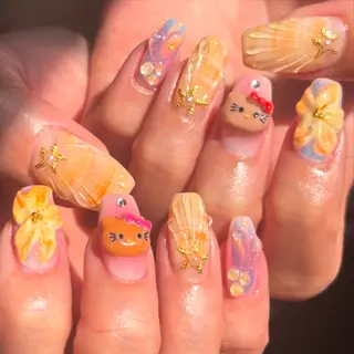 メンズ ネイル akari✨ 韓国風、メンズネイルのネイルデザイン