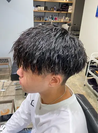 パーマ メンズ 🌴パーマオタク🌴 長谷川　諒佑🌈のヘアスタイル