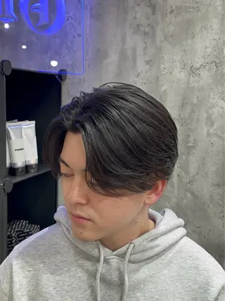 パーマ メンズ メンズニュアンス パーマ特化akaneのヘアスタイル