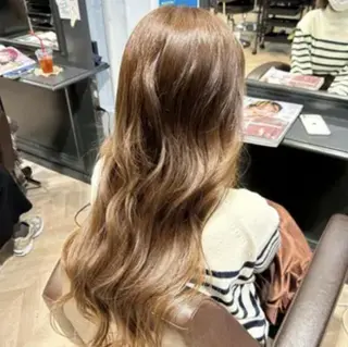 カラー ロング 好印象メンズ特化/就 活/縮毛髪質改善のヘアスタイル