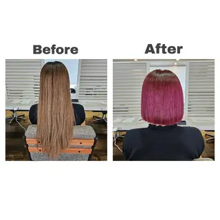 ミディアム パーマ カラー 髪質改善サロン🍃 AIRI のヘアスタイル