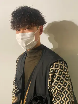 ショート パーマ メンズ 🔹YUTA🔹 メンズパーマのヘアスタイル