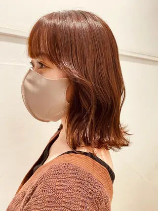 セミロング ✨くびれスタイル✨️ 戸嶋穂乃香のヘアスタイル