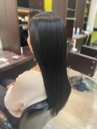 セミロング パーマ wa daのヘアスタイル