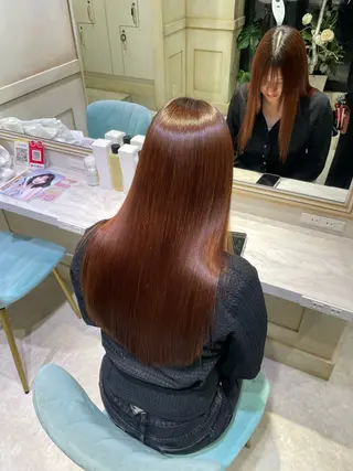 ロング 🟠髪質改善縮毛矯正 YUTO🟠のヘアスタイル