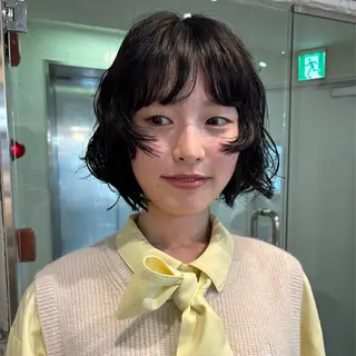 ショート カジュアルパーマ/ 似合わせヘア/ショウのヘアスタイル