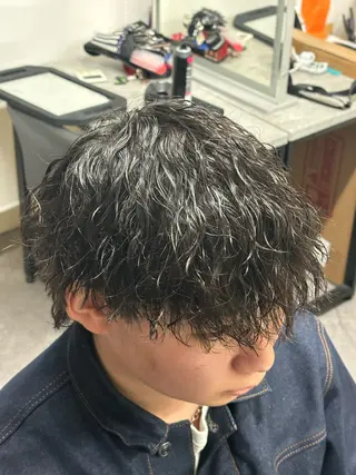 ショート パーマ メンズ お悩み解消✨/ メンズパーマ✨/直樹のヘアスタイル