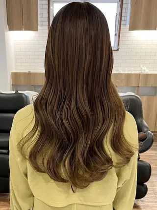 ロング カラー 🫧MANA レイヤーカット🌙のヘアスタイル