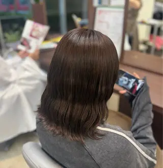 ミディアム カラー ⛄️カラーモデル /艶カラー/あい⛄️のヘアスタイル