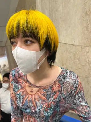 ショート カラー 鈴木 りんのヘアスタイル