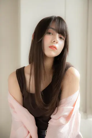 ロング カラー 【ミディアムと ロングに特化】島田恋のヘアスタイル