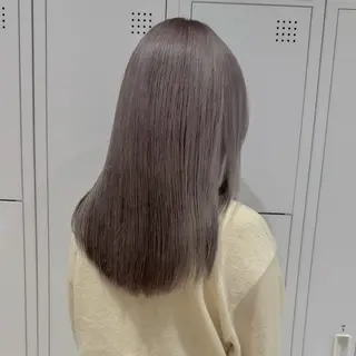 セミロング カラー ヘアアレンジ D∀TE梅田所属・💗💗韓国レイヤー yu-ki💗💗のヘアスタイル