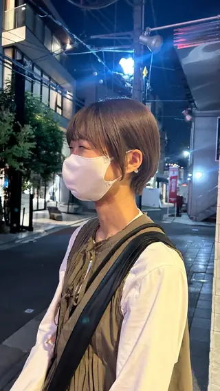 ショート じゅわっと暖色カラー 🍊Moemiのヘアスタイル