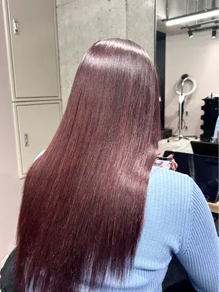 ロング カラー OAK溝の口 天使の輪👑YUKIのヘアスタイル