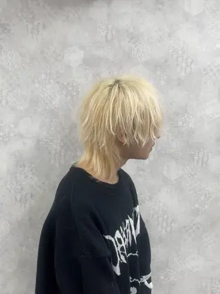 カラー メンズ 【美髪ハイトーン】 髪質改善/大和🎀のヘアスタイル