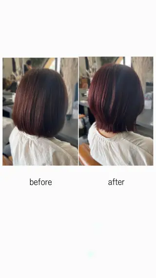 カラー nico麻生 加賀谷 すみれのヘアスタイル