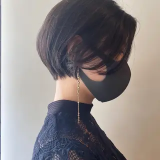 ショート カラー パーマ ヘアアレンジ GIVET (ジヴェ)所属・撮影モデル募集 🦋soemikaのヘアスタイル