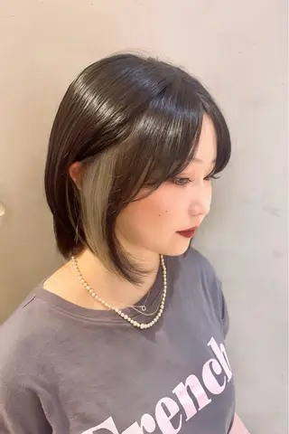 ショート ayumi🦖/ ブリーチカラーのヘアスタイル