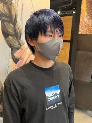 ショート カラー パーマ ヘアアレンジ メンズ キッズ ネイル マツエク・マツパ アイブロウ times salon名駅所属・久木原 ゆりのヘアスタイル