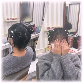 ヘアアレンジ 秋葉原コットン所属・ヘアセット 🤍AIRA🤍のヘアスタイル