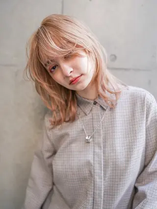 ミディアム カラー 鈴木 海都のヘアスタイル