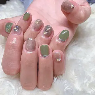 カラー ネイル Cozy_ ilumのネイルデザイン