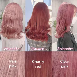 セミロング カラー ヘアアレンジ 💕ブリーチ/ヘアメ 🎀YUUKAのヘアスタイル