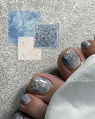 ネイル Li'a Bloom所属・🦋🤍 madoka🤍のネイルデザイン